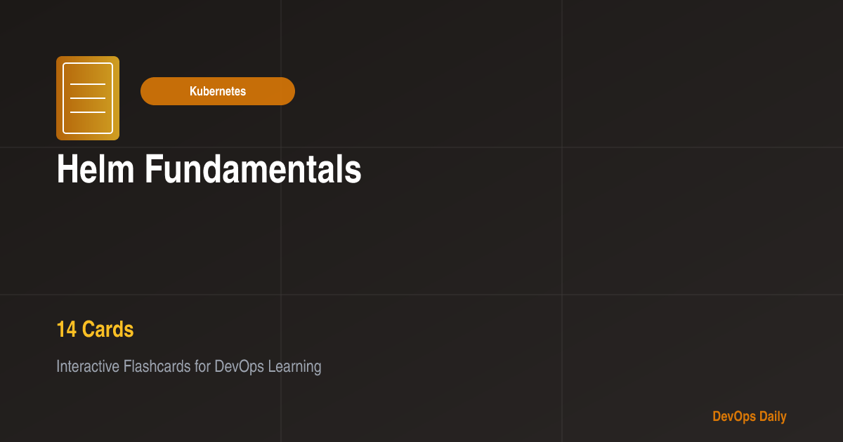 Helm Fundamentals